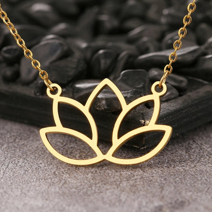 Collier Lotus yoga