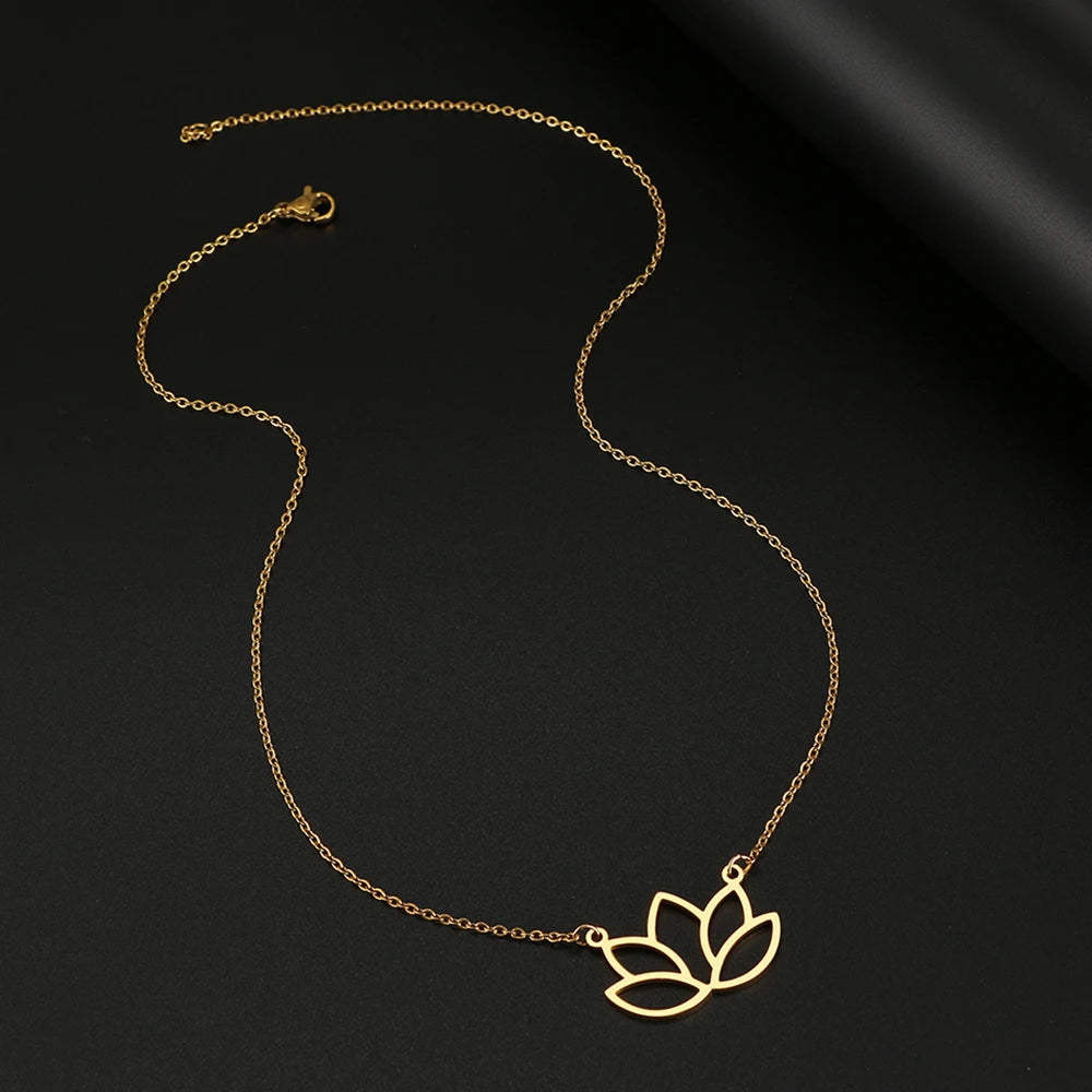 Collier Lotus yoga