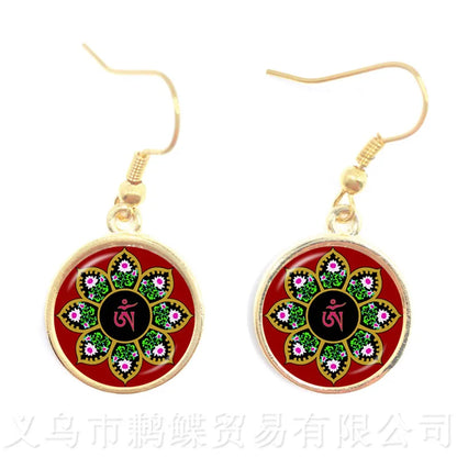 Boucles d'oreilles - Mandala indien