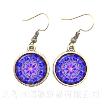 Boucles d'oreilles - Mandala indien